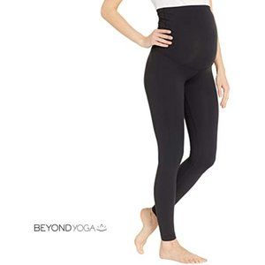 BEYOND YOGA Beyond The Bump Black Leggings Small
